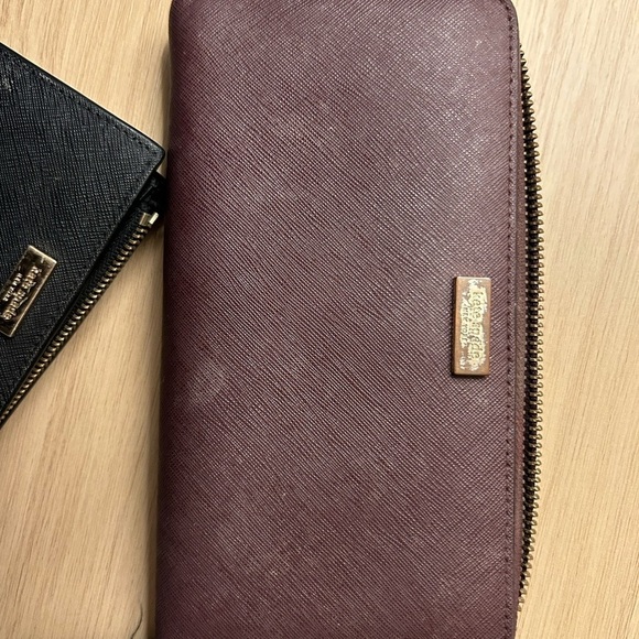 Kate Spade Large Staci Plum Wallet - Picture 8 of 11